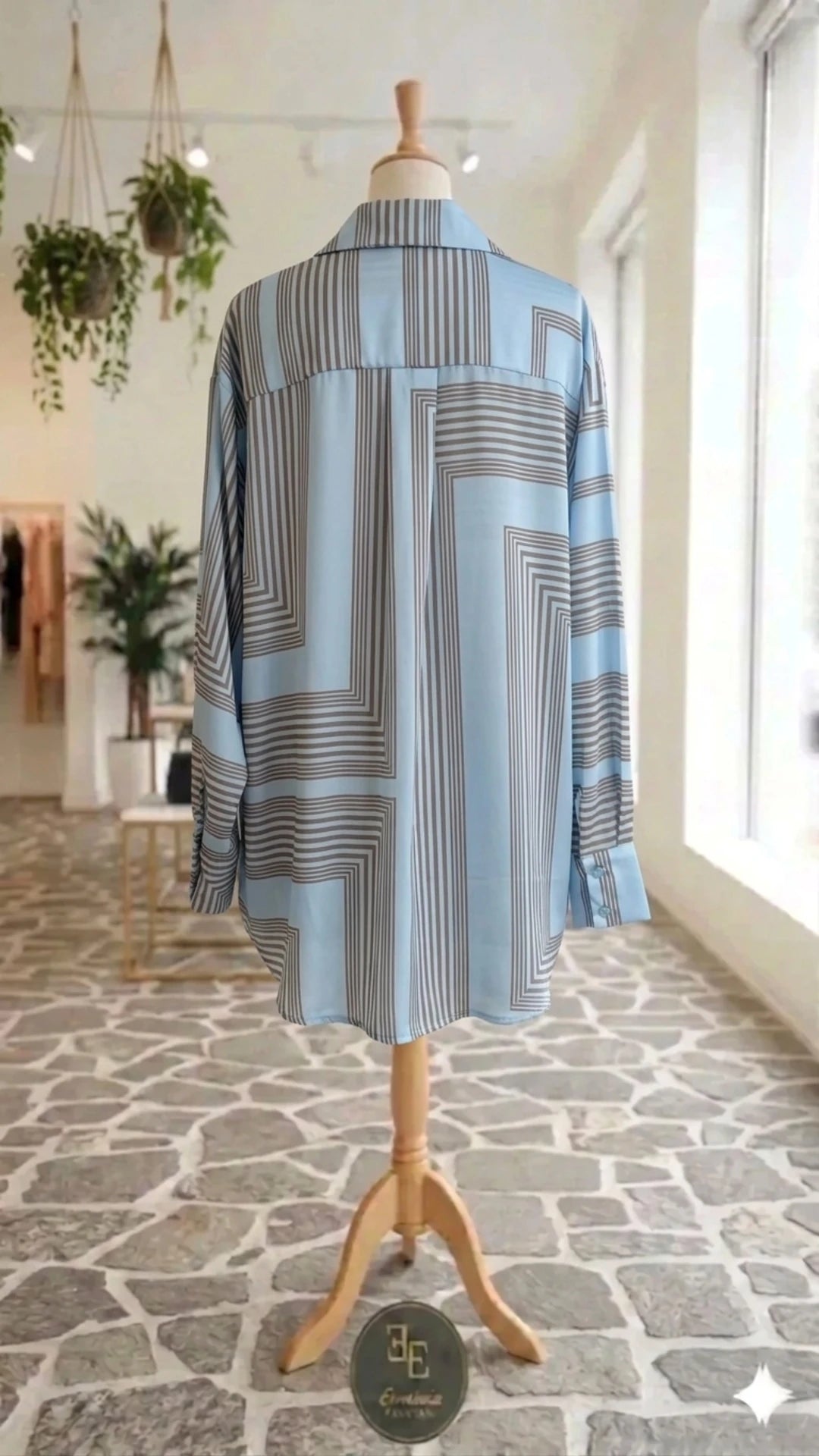 Blusa - Geometrie Azzurre