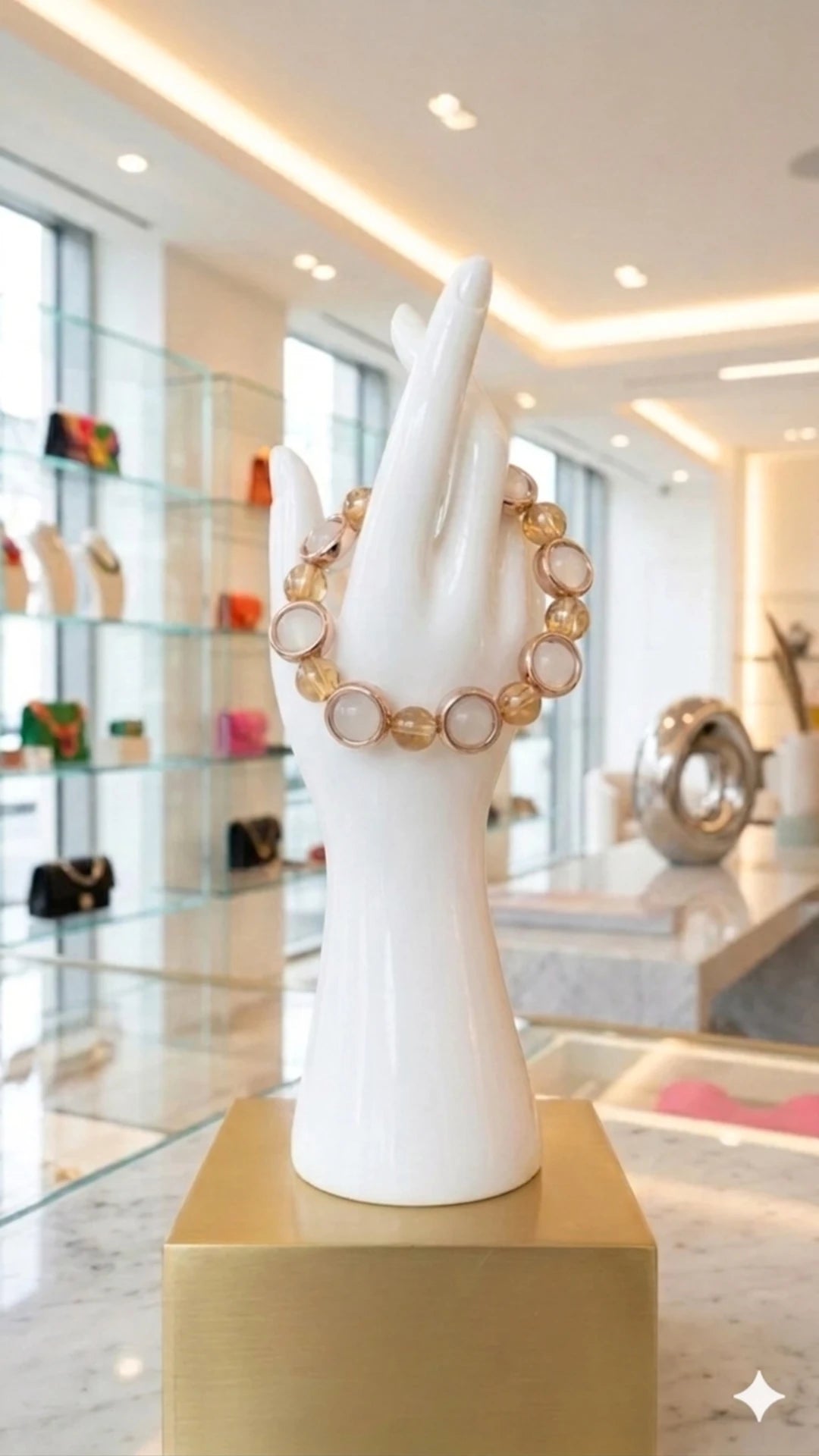 Armband – Goldperlen