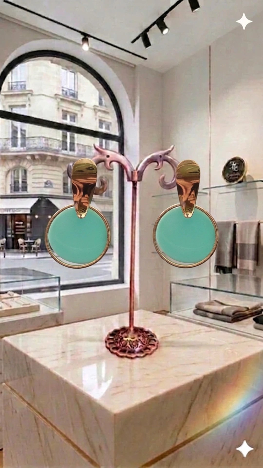 Orecchini - Cerchio di Verde