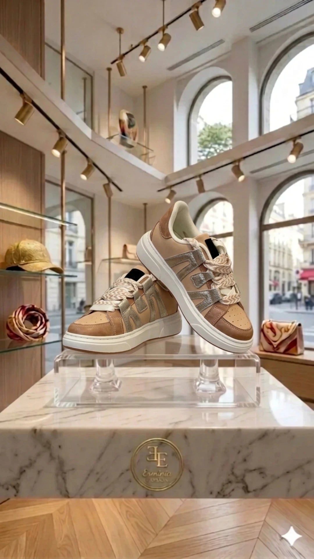 Sneakers Sablé Doré