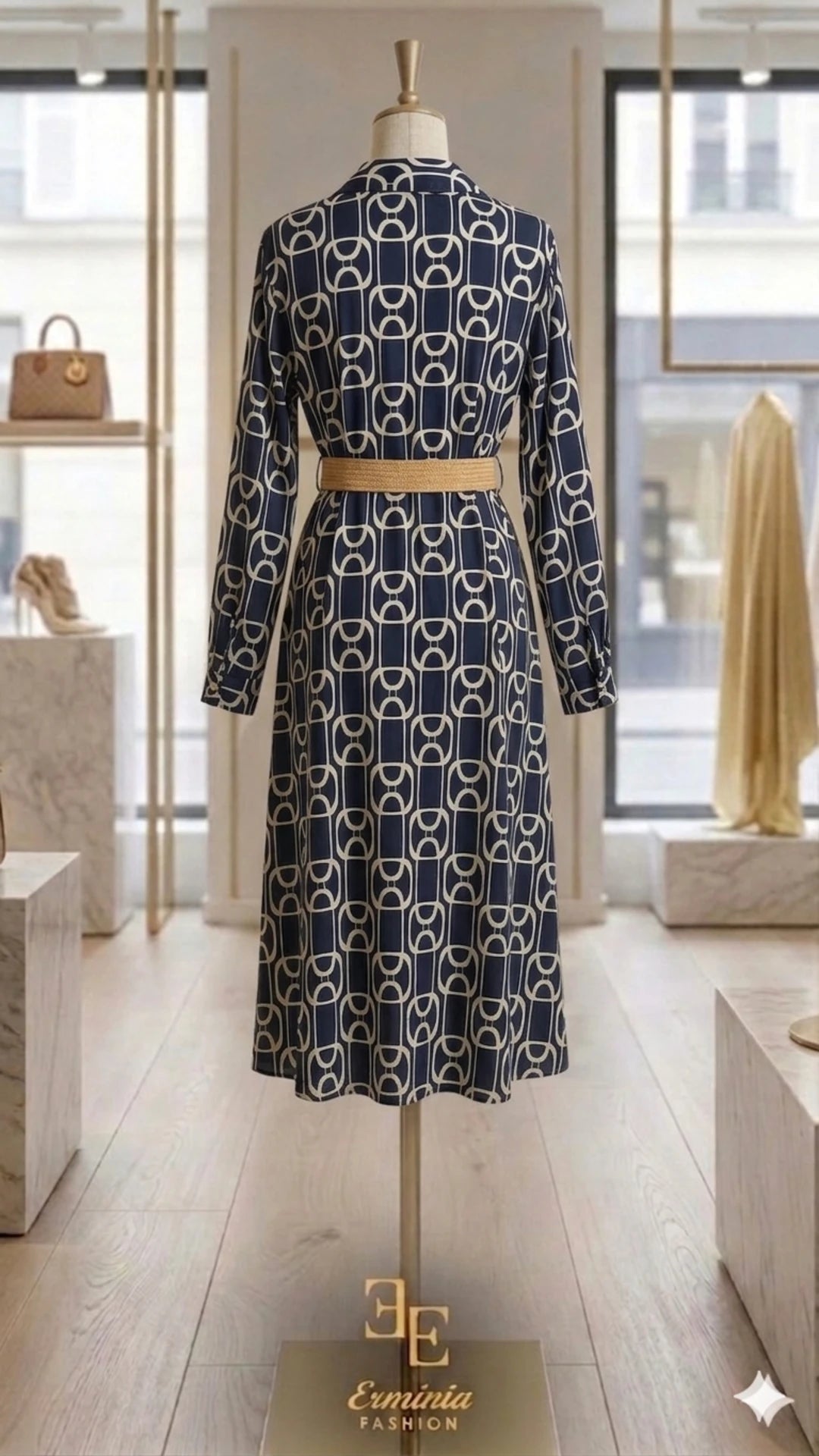 Abito - Ancore d'Avorio Maxi Dress