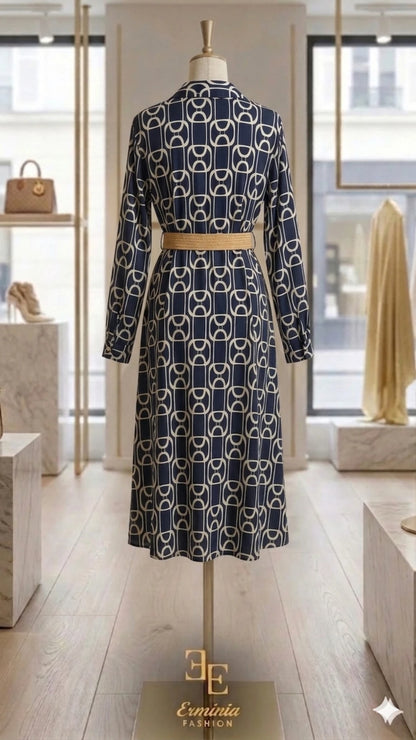 Abito - Ancore d'Avorio Maxi Dress