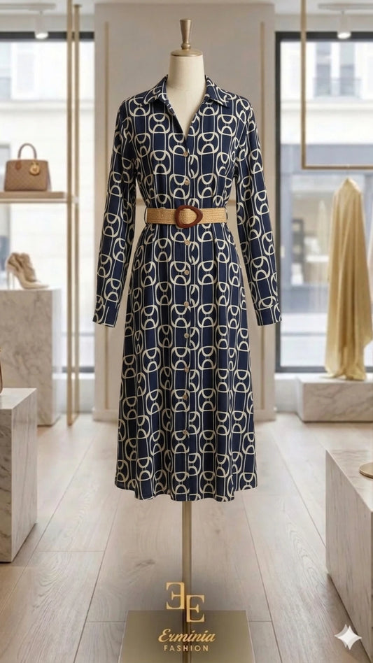 Abito - Ancore d'Avorio Maxi Dress