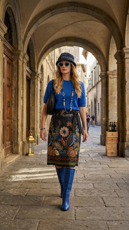Outfit - Blu Notte d'Autunno