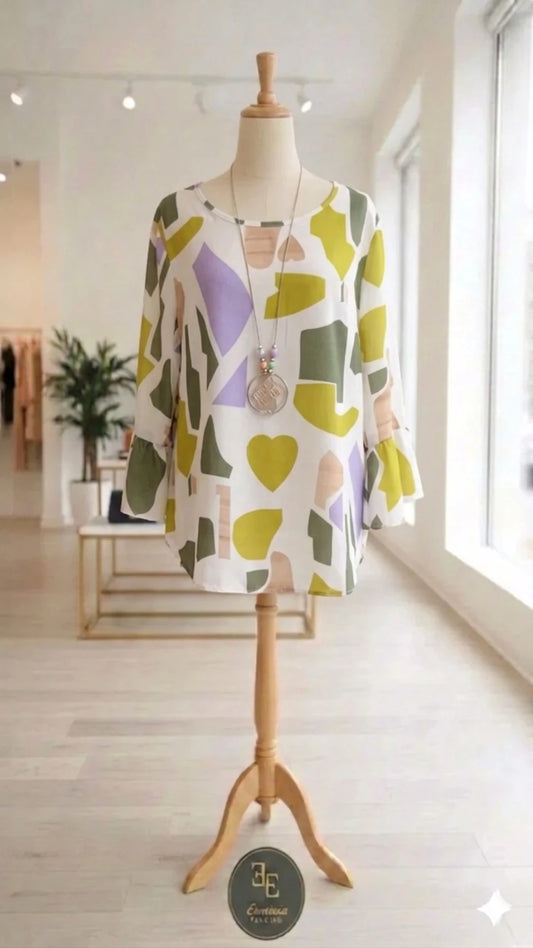 Blusa - Botanica Abstract Blouse