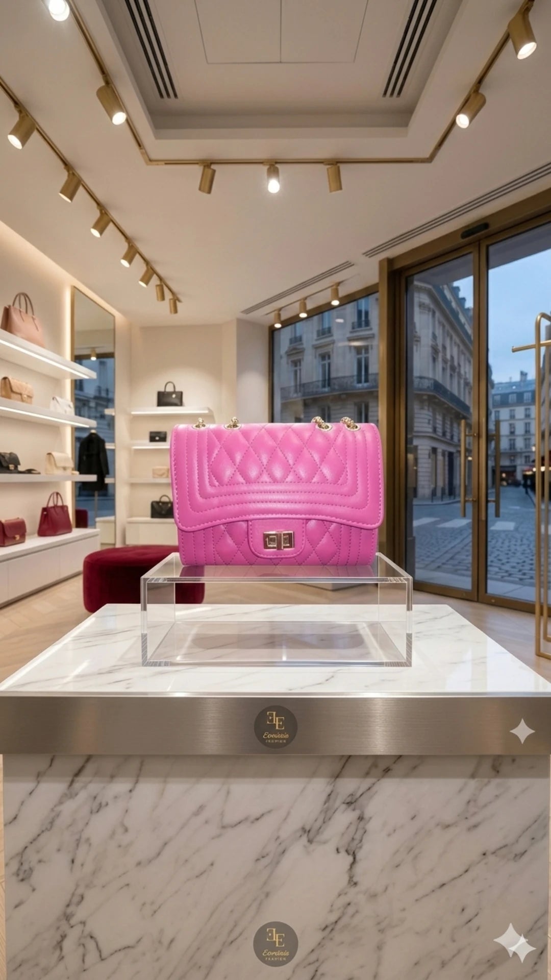 Borsa "Rose Parisienne"