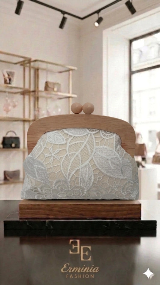 Borsa - Pizzo e Legno