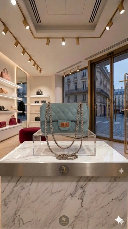 Borsa Powder Blue Chain