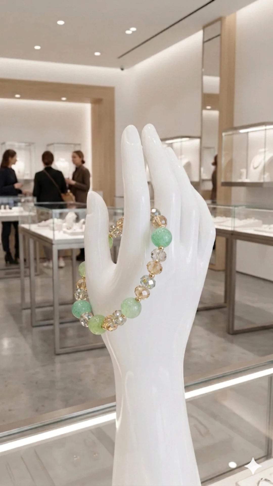 Outfit - "Giardino Mediterraneo · Collana Multifilo Verde Oliva + Orecchini Arc-en-Ciel"