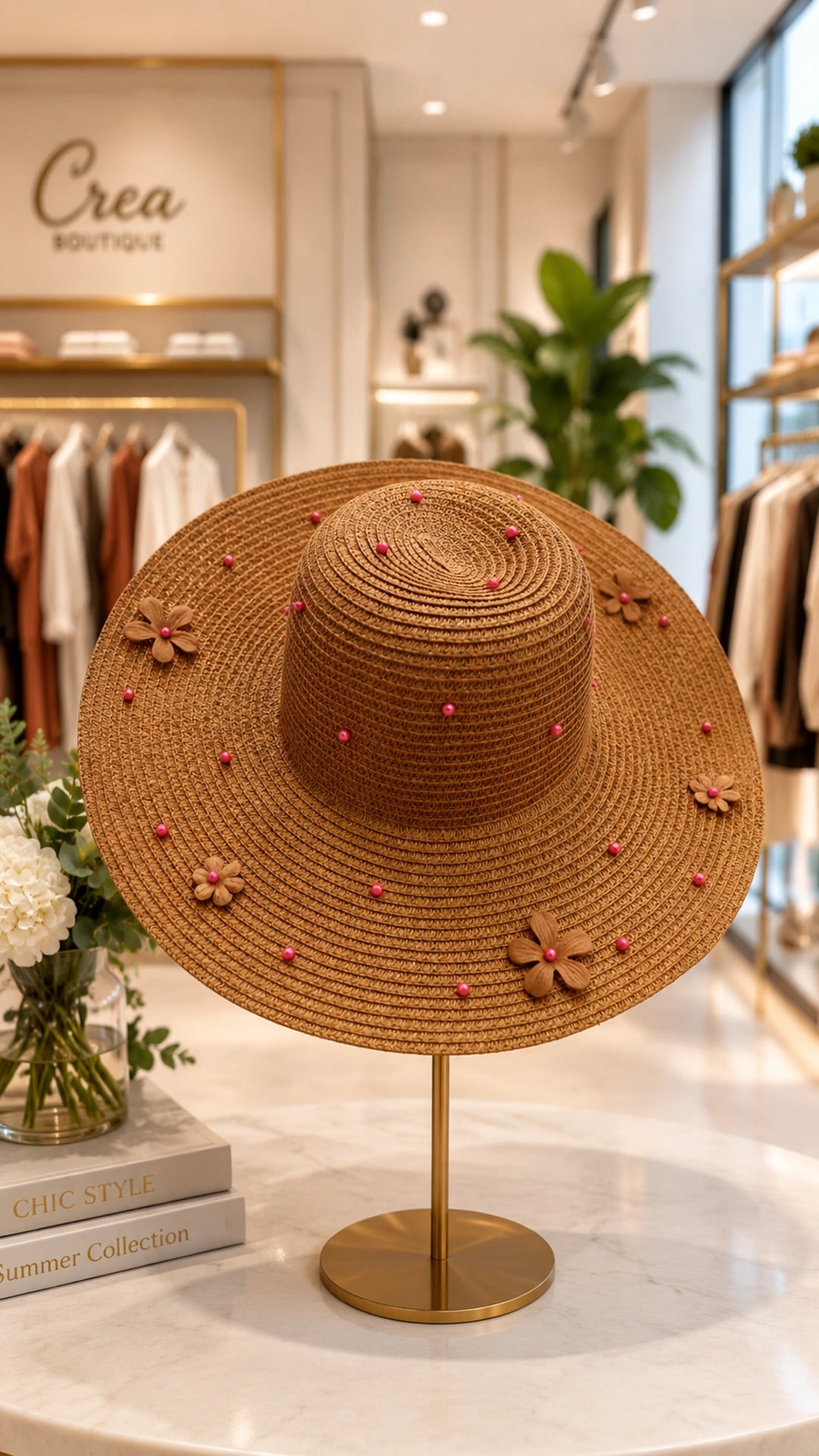 Cappello Il Floppy Romantico - dettaglio