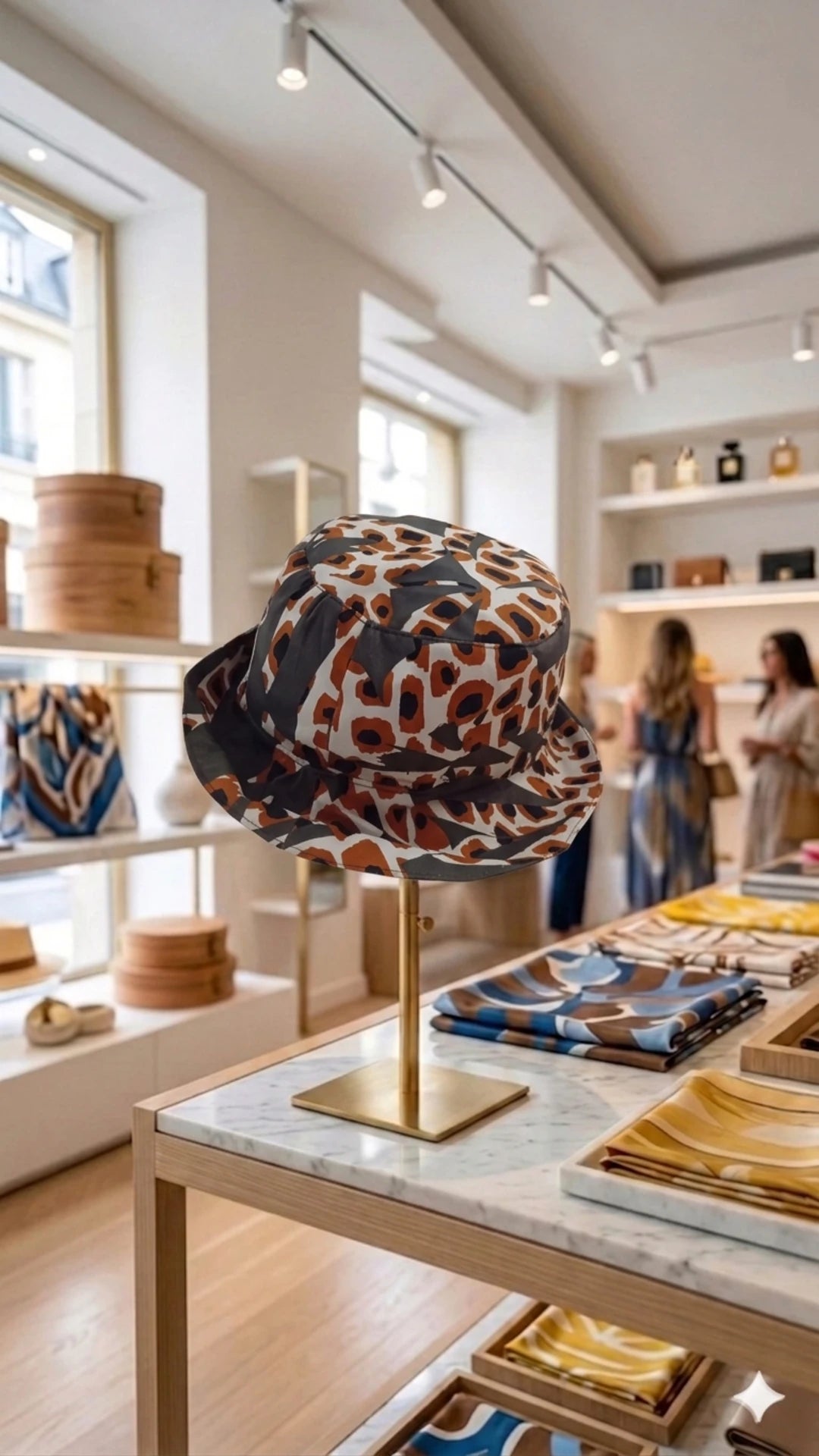 Cappello Leopard Artisan