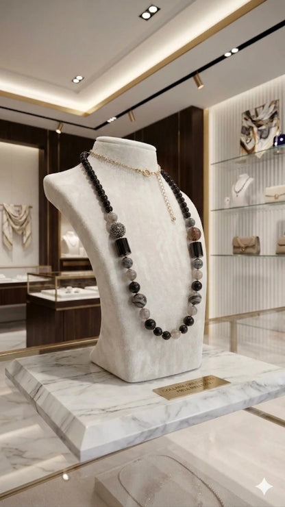 Collana "Ombra di Granito"