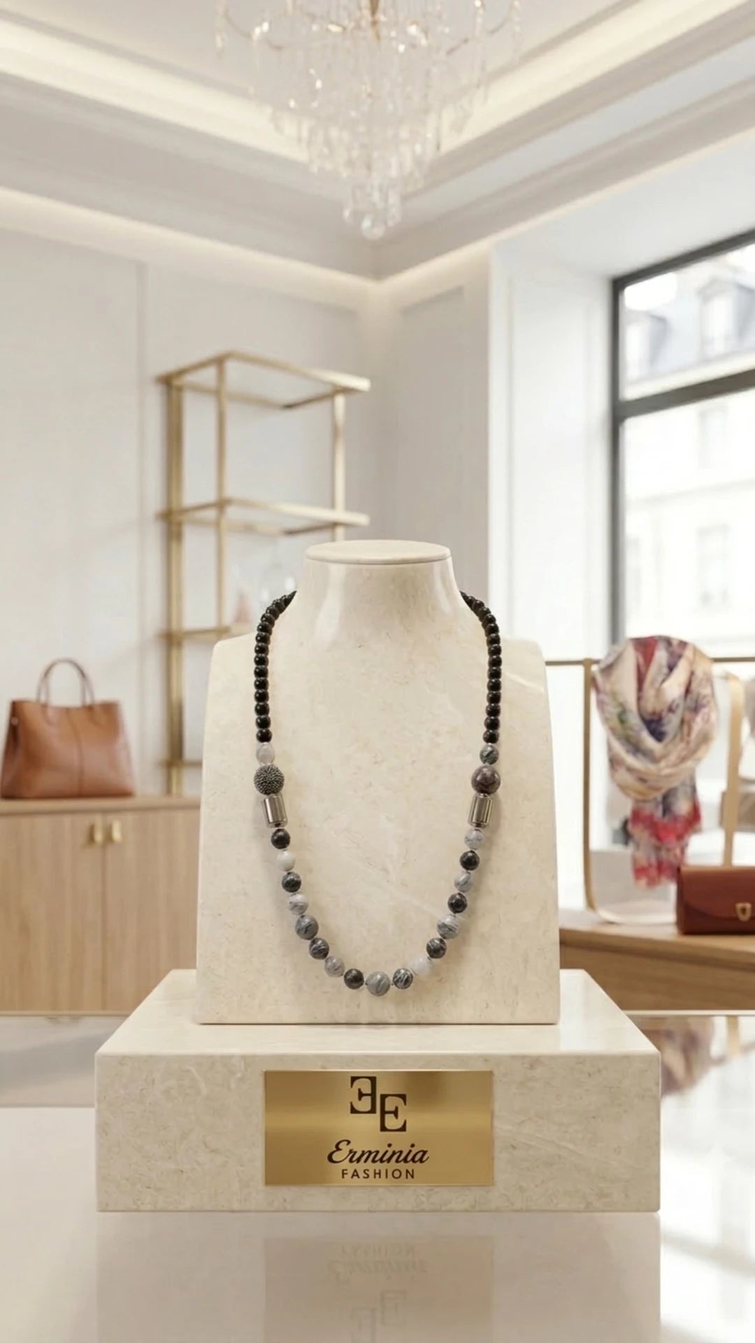 Collana "Ombra di Granito"