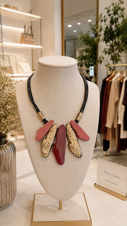 Collana Scultura Tribale Chic - vista frontale