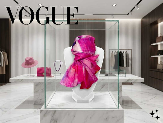 Sciarpa "Coucher de Violette"