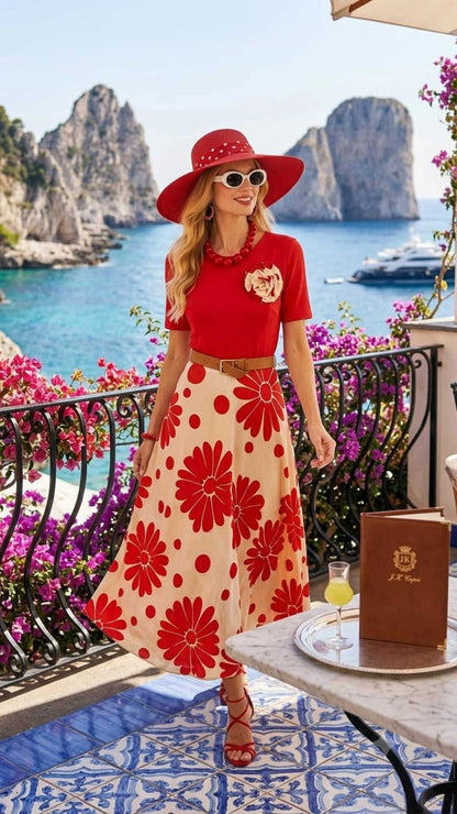 Abito - Capri Fiorita