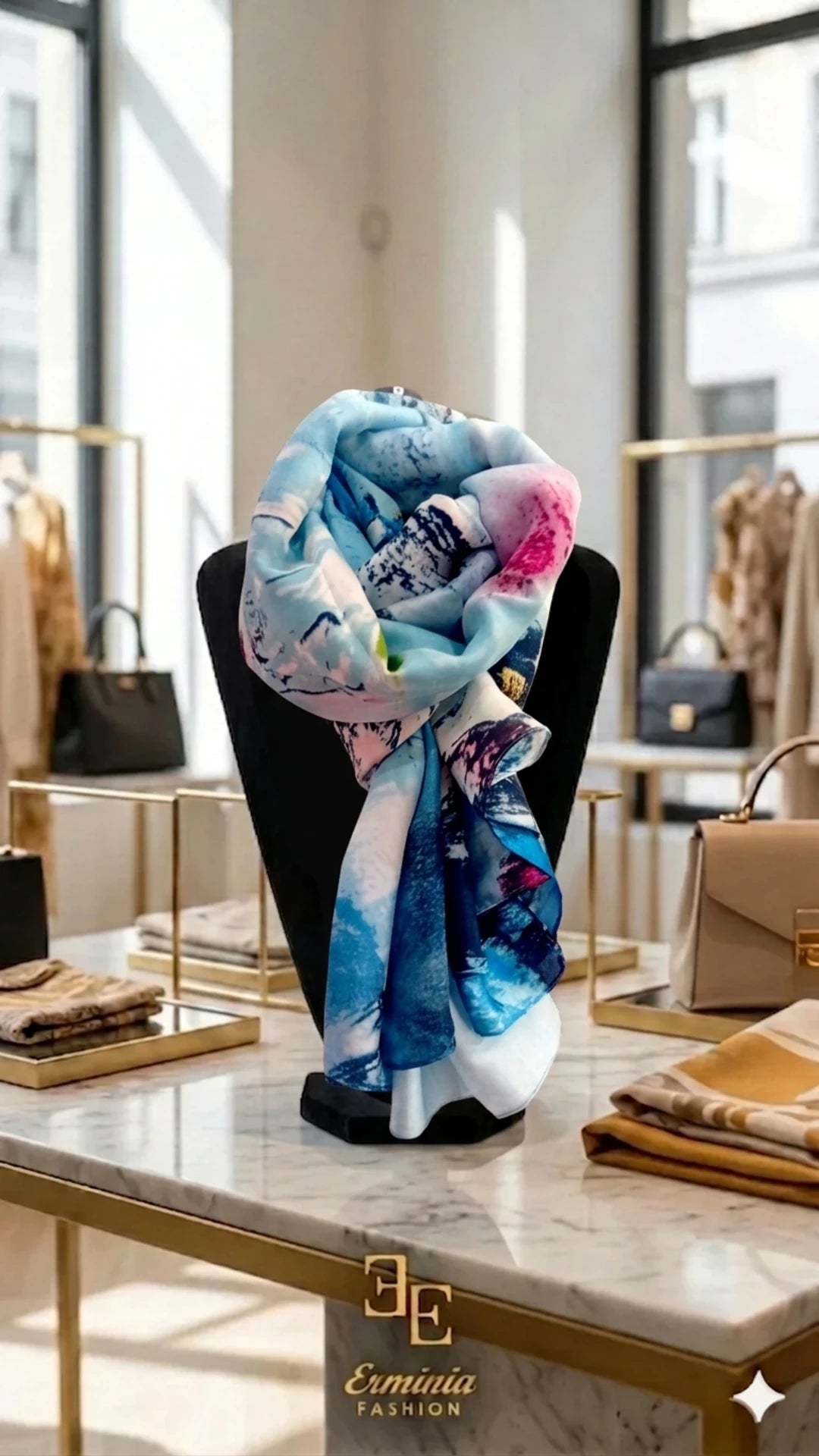 Sciarpa-Blue Harmony Scarf