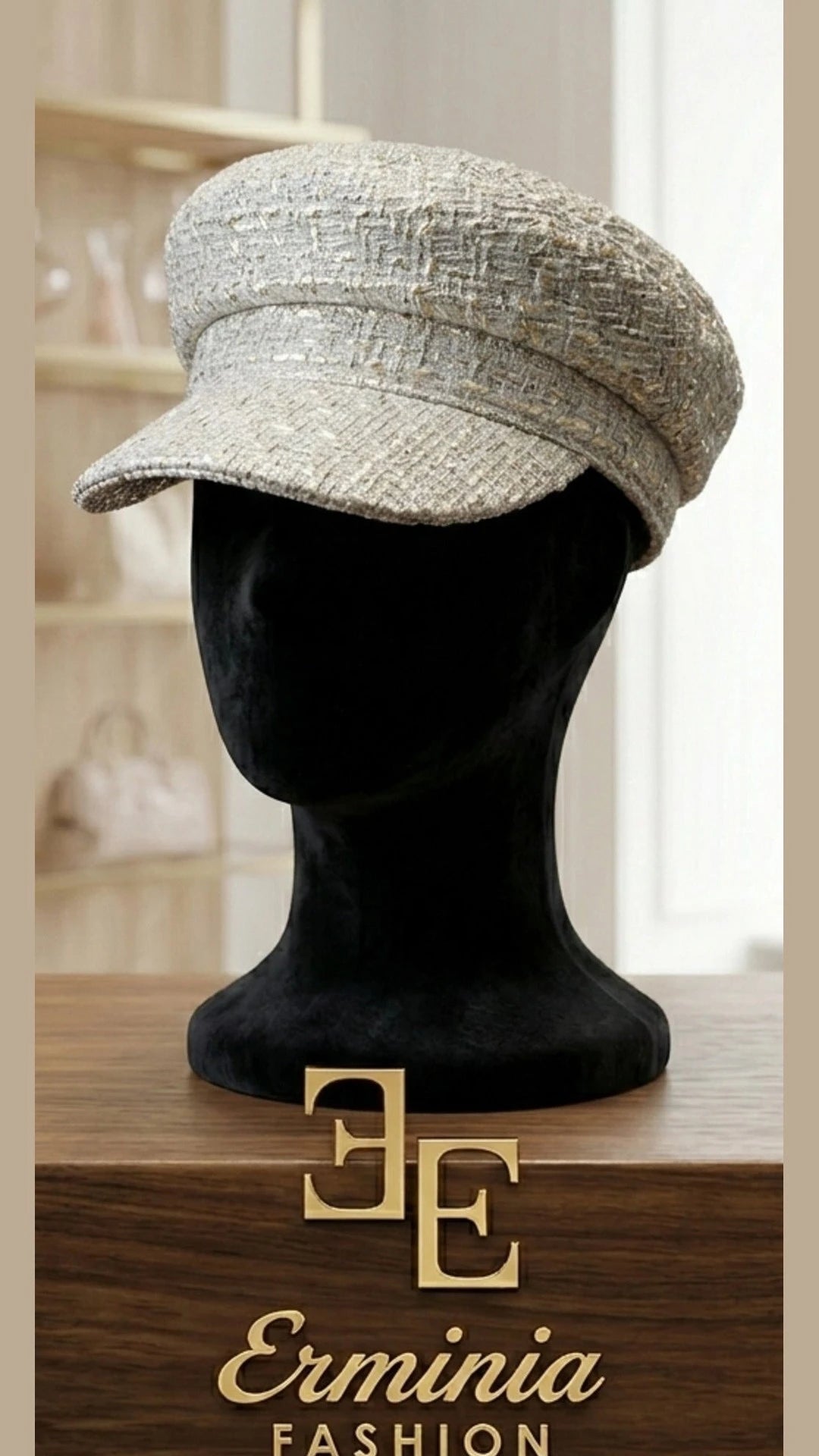 Berretto "Mademoiselle Tweed"