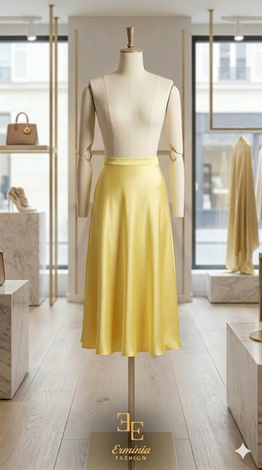 Gonna "Mimosa Satin"