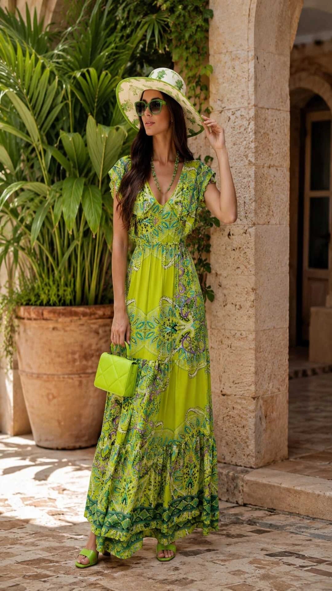 Outfit - "Miraggio Lime"