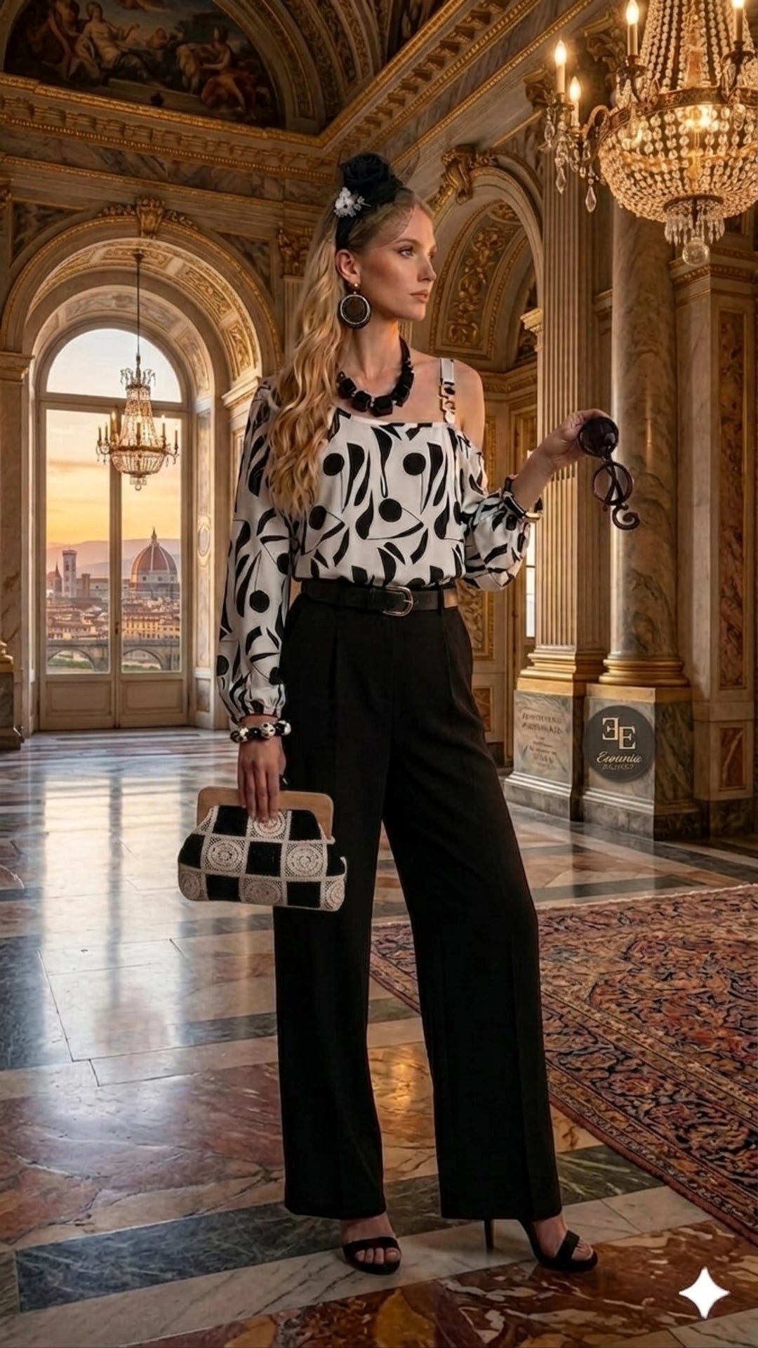 Outfit "Noir en Lumière" Soft Evening