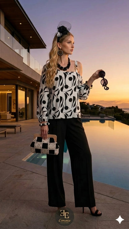 Outfit "Noir en Lumière" Soft Evening
