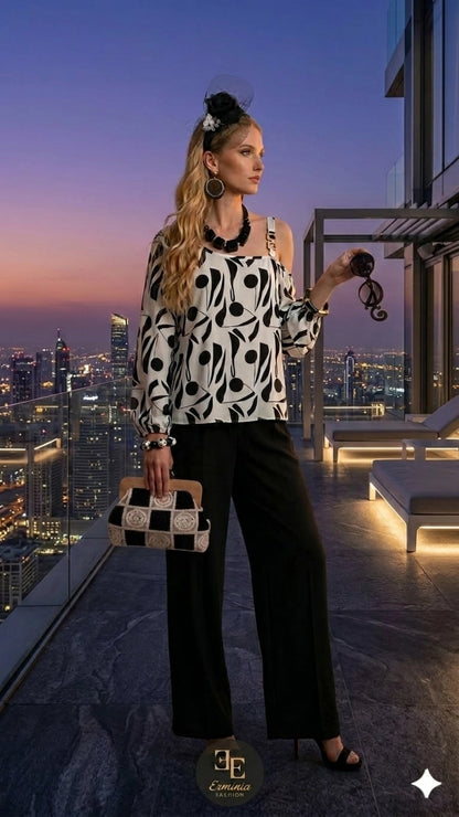 Outfit "Noir en Lumière" Soft Evening
