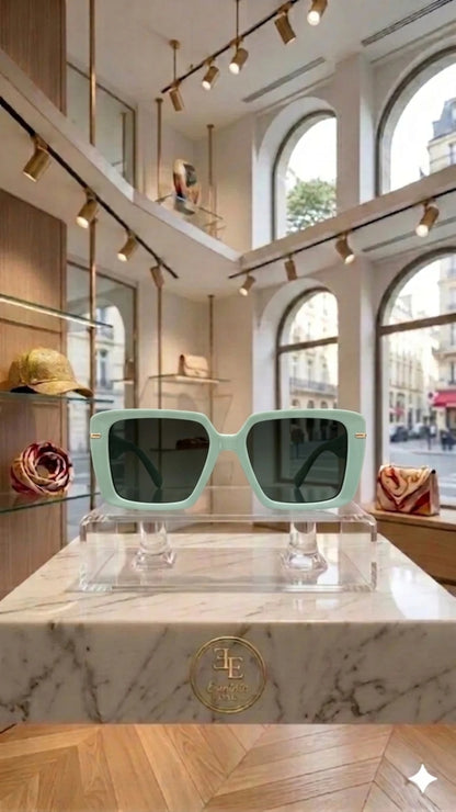 Outfit - "Giardino Mediterraneo · Collana Multifilo Verde Oliva + Orecchini Arc-en-Ciel"