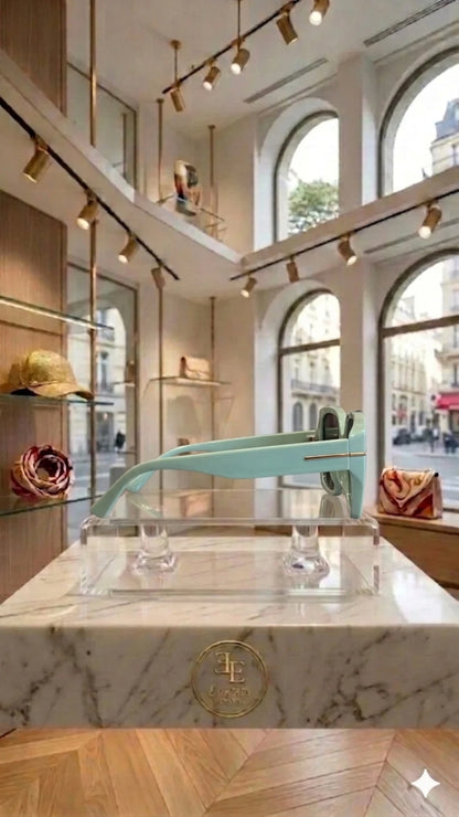 Outfit - "Giardino Mediterraneo · Collana Multifilo Verde Oliva + Orecchini Arc-en-Ciel"