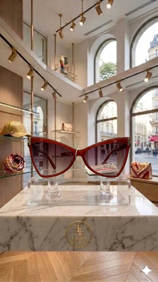 Occhiali - Cuoio Cat-Eye Sunglasses