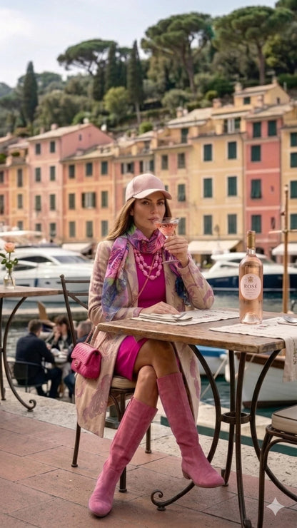Outfit - "Rosa Assoluto sul Mare"