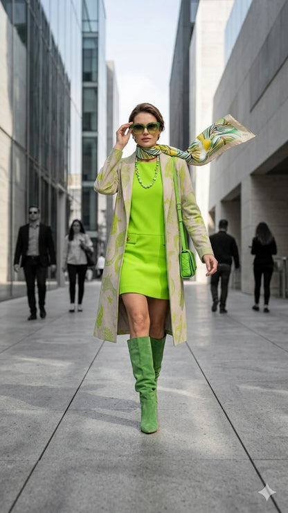 Outfit - "Urban Lime Statement"