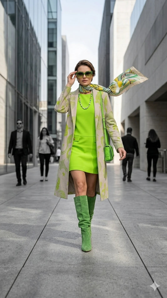 Outfit - "Urban Lime Statement"