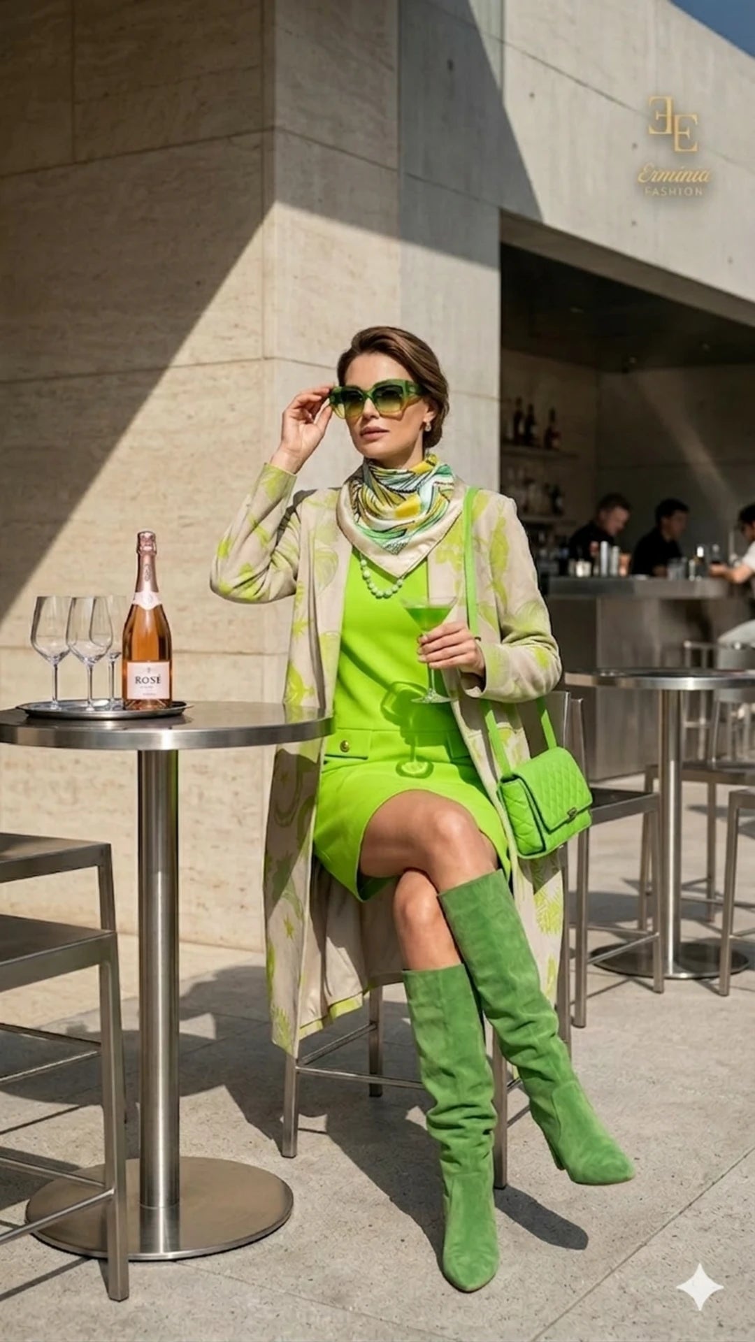 Outfit - "Urban Lime Statement"