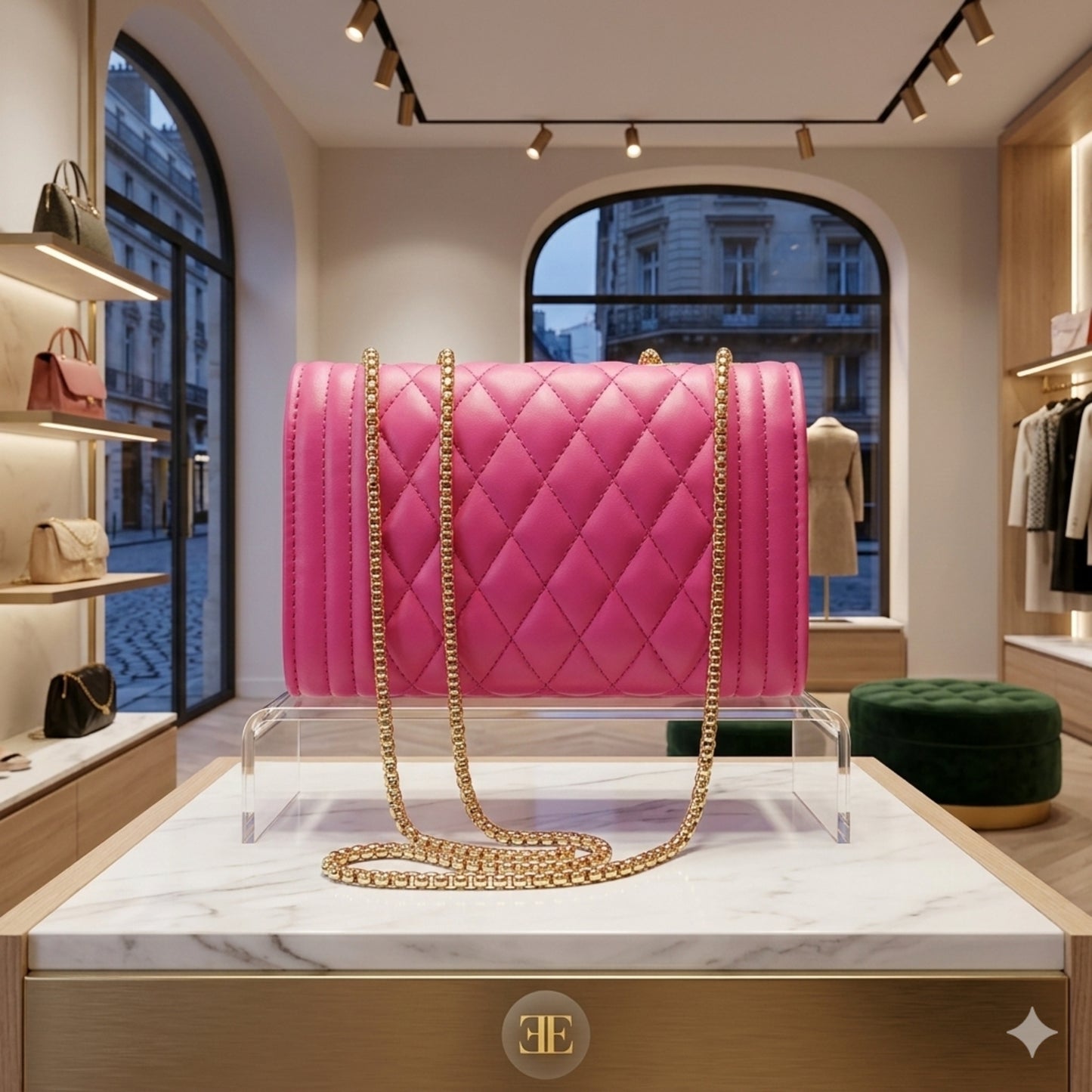 Borsa "Rose Parisienne"