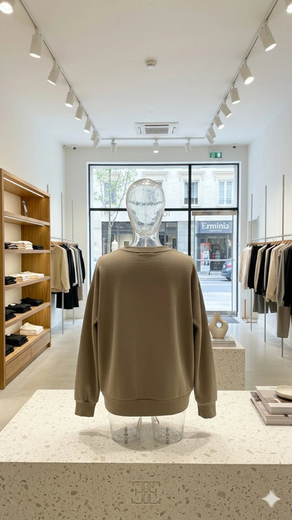 Set "Soft Balance Felpa e Pantalone Beige"